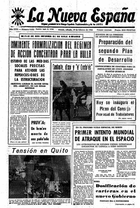 Portada Sábado 19 de  de 1966