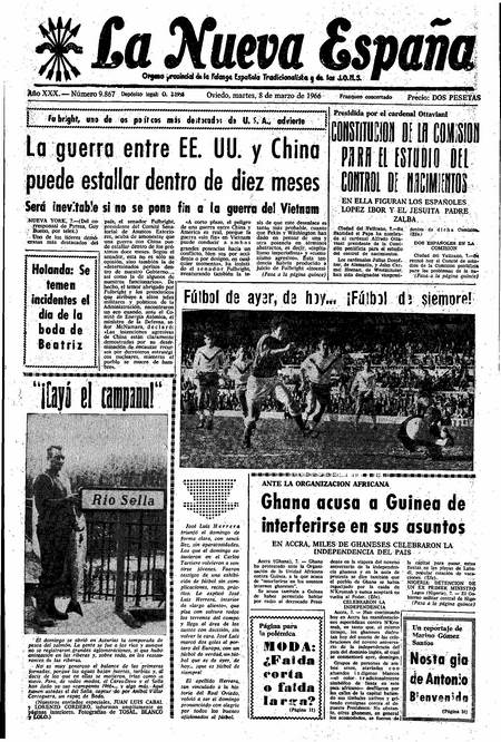 Portada Martes 8 de  de 1966