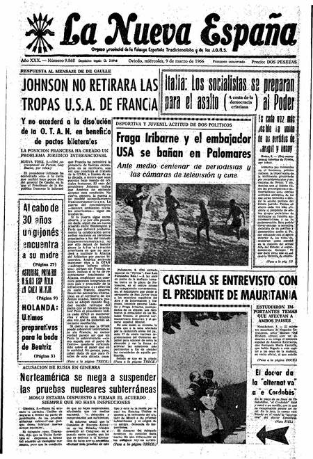 Portada Miércoles 9 de  de 1966