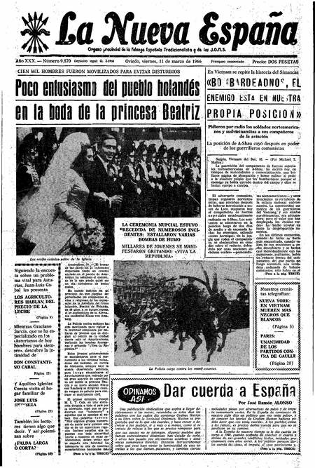 Portada Viernes 11 de  de 1966