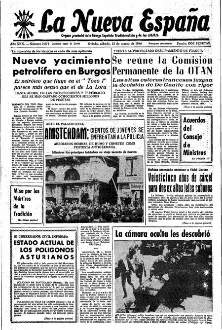 Portada Sábado 12 de  de 1966
