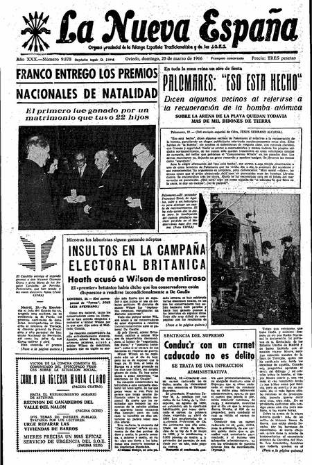 Portada Domingo 20 de  de 1966
