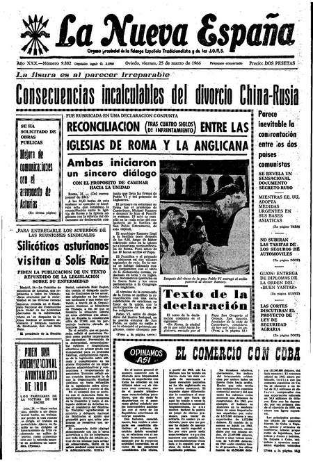 Portada Viernes 25 de  de 1966