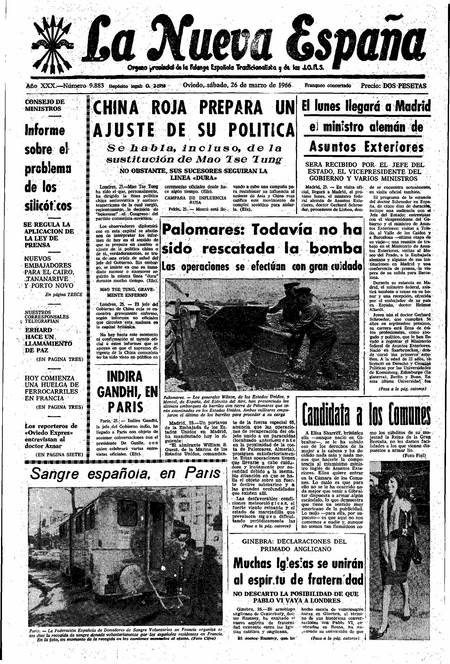 Portada Sábado 26 de  de 1966