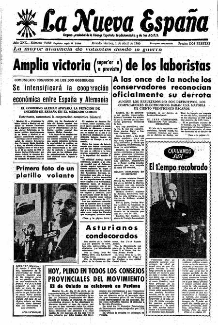 Portada Viernes 1 de  de 1966