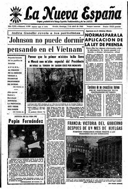 Portada Domingo 3 de  de 1966