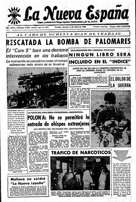 Portada Viernes 8 de  de 1966
