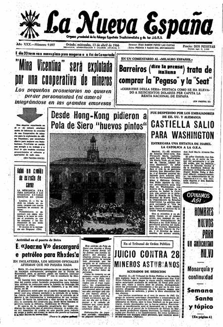 Portada Miércoles 13 de  de 1966