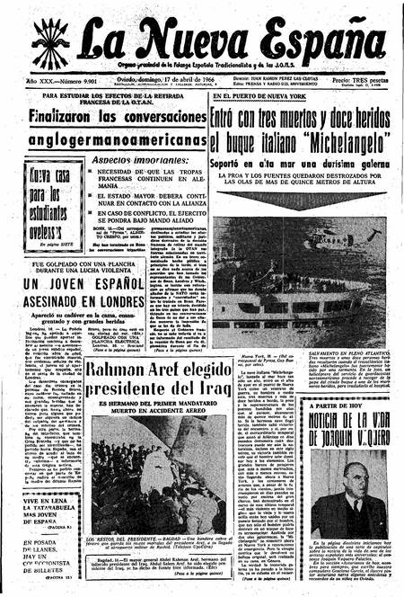 Portada Domingo 17 de  de 1966
