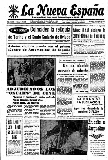 Portada Miércoles 20 de  de 1966