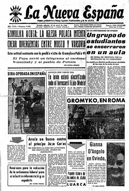 Portada Sábado 23 de  de 1966