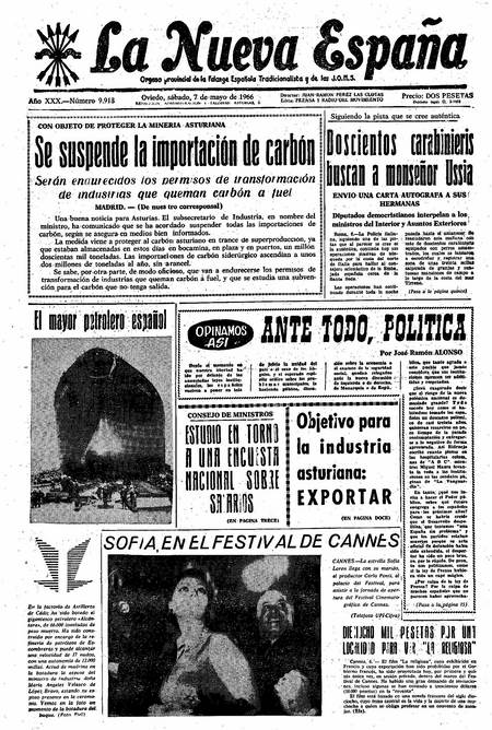 Portada Sábado 7 de  de 1966
