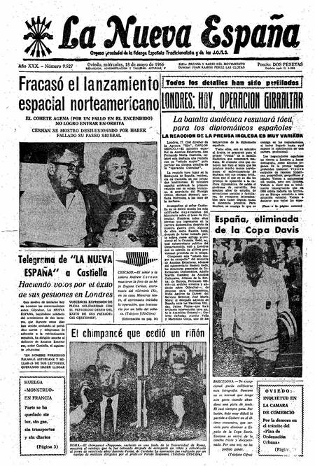 Portada Miércoles 18 de  de 1966