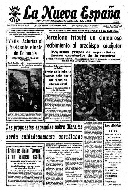 Portada Viernes 20 de  de 1966