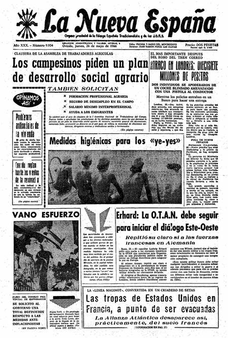 Portada Jueves 26 de  de 1966
