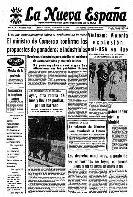 Portada Viernes 27 de  de 1966