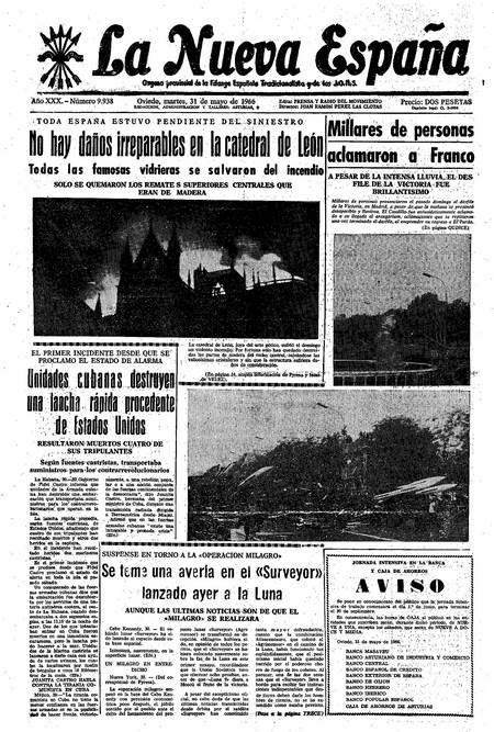 Portada Martes 31 de  de 1966