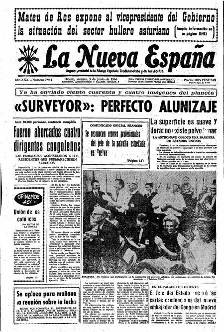 Portada Viernes 3 de  de 1966