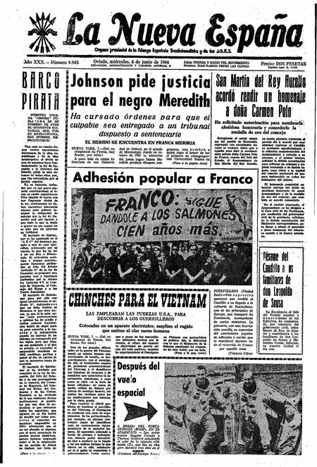 Portada Miércoles 8 de  de 1966