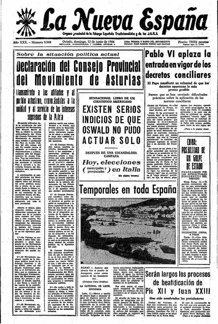 Portada Domingo 12 de  de 1966