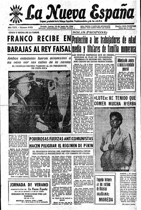 Portada Jueves 16 de  de 1966