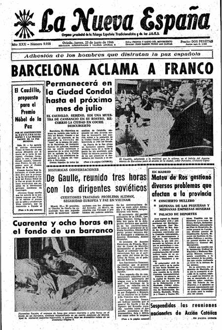 Portada Jueves 23 de  de 1966