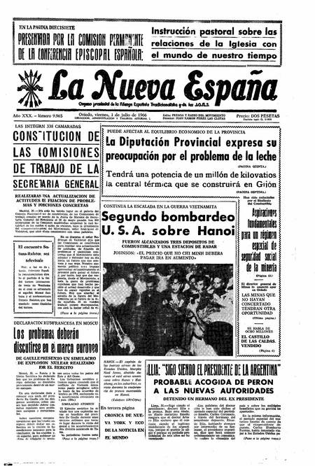 Portada Viernes 1 de  de 1966