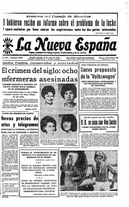 Portada Sábado 16 de  de 1966