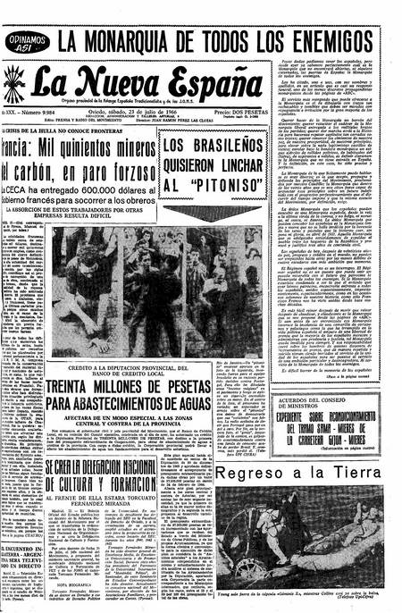 Portada Sábado 23 de  de 1966