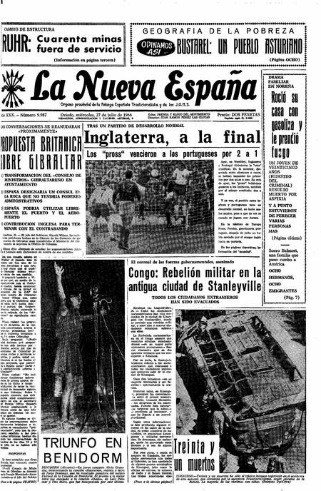 Portada Miércoles 27 de  de 1966