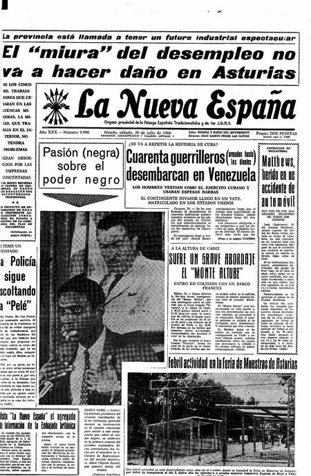 Portada Sábado 30 de  de 1966