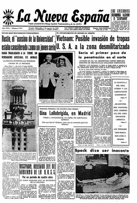 Portada Miércoles 3 de  de 1966