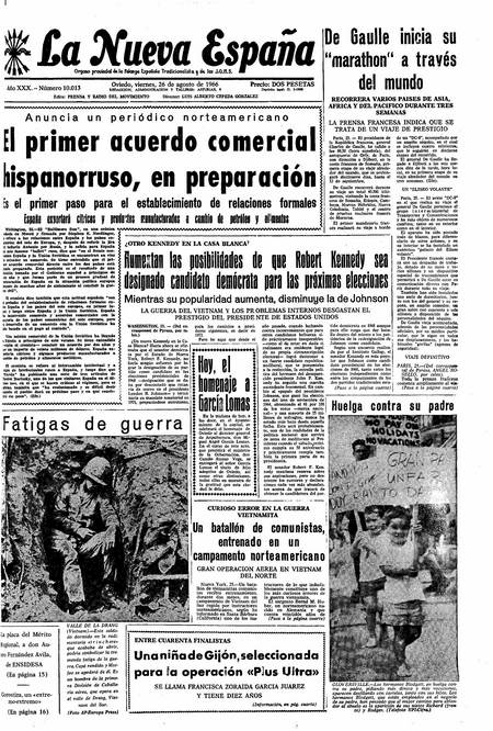 Portada Viernes 26 de  de 1966