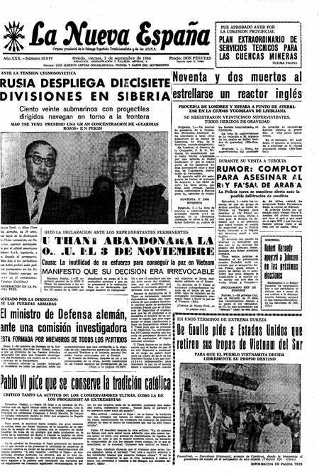 Portada Viernes 2 de  de 1966