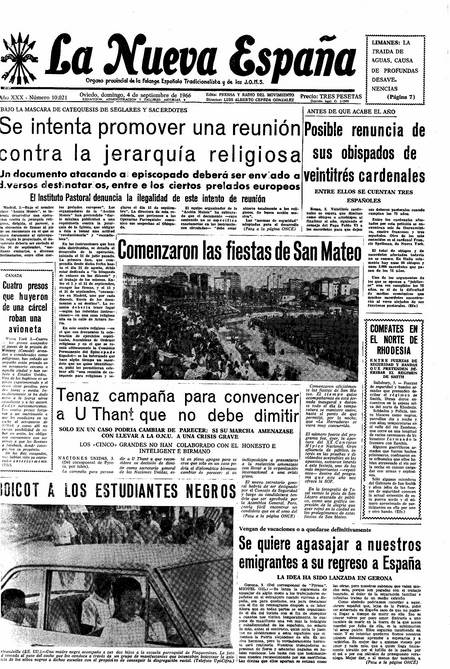 Portada Domingo 4 de  de 1966