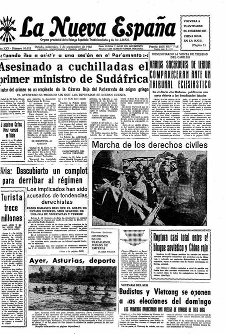 Portada Miércoles 7 de  de 1966