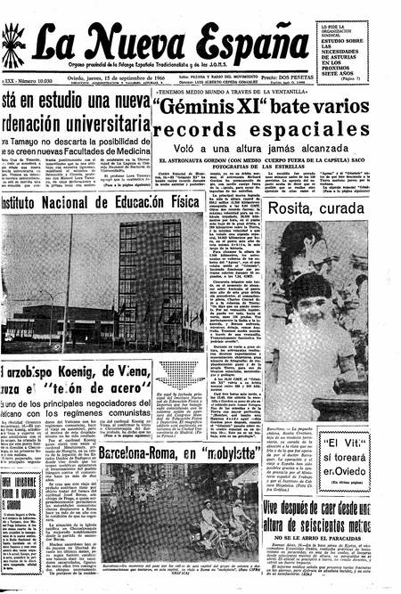 Portada Jueves 15 de  de 1966