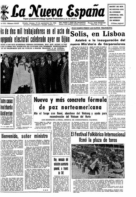 Portada Viernes 23 de  de 1966