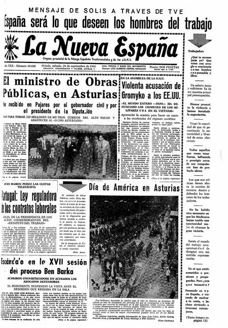 Portada Sábado 24 de  de 1966
