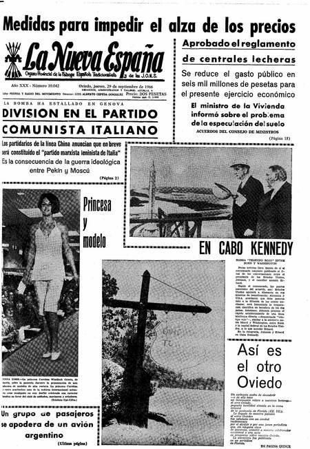 Portada Jueves 29 de  de 1966