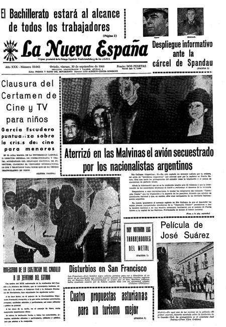 Portada Viernes 30 de  de 1966