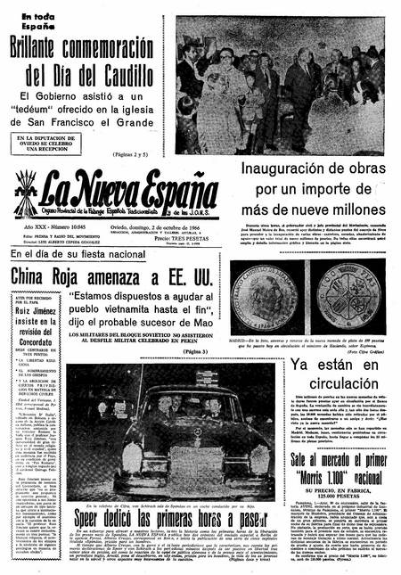 Portada Domingo 2 de Octubre de 1966