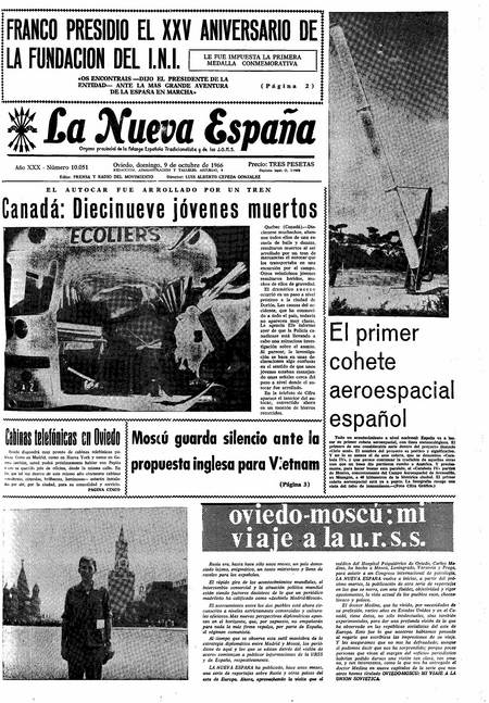 Portada Domingo 9 de Octubre de 1966