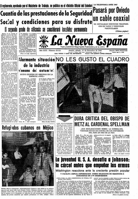 Portada Sábado 31 de Diciembre de 1966