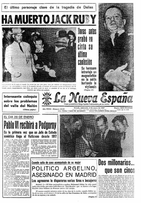 Portada Miércoles 4 de  de 1967