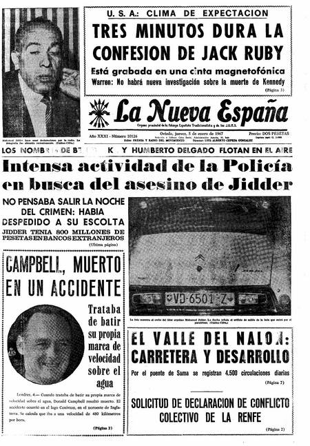Portada Jueves 5 de  de 1967