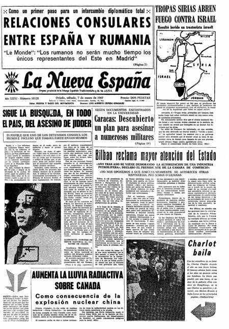 Portada Sábado 7 de  de 1967