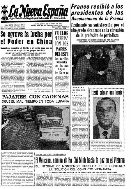 Portada Jueves 12 de  de 1967