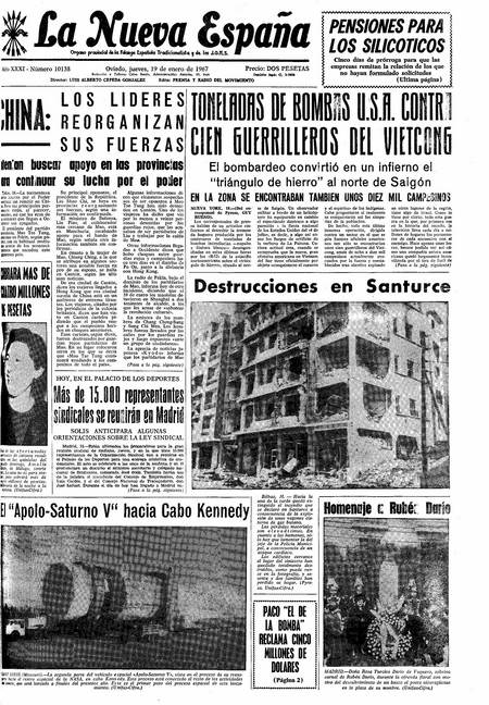 Portada Jueves 19 de  de 1967