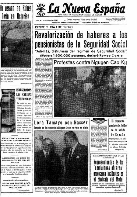 Portada Domingo 22 de  de 1967